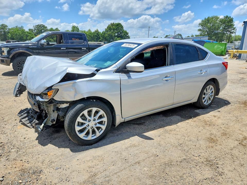 76296425 :رقم المزاد ، 3N1AB7AP0KY437334 vin ، 2019 Nissan Sentra مزاد بيع