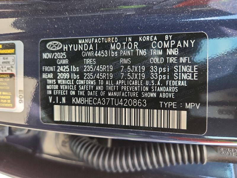 Продаж на аукціоні авто 2026 Hyundai Kona, vin: KM8HECA37TU420863, номер лоту: 56405806