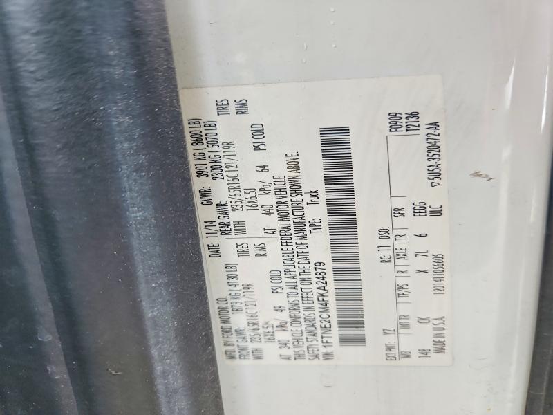 2015 Ford Transit მანქანა იყიდება აუქციონზე, vin: 1FTNE2CM4FKA24879, აუქციონის ნომერი: 58000446