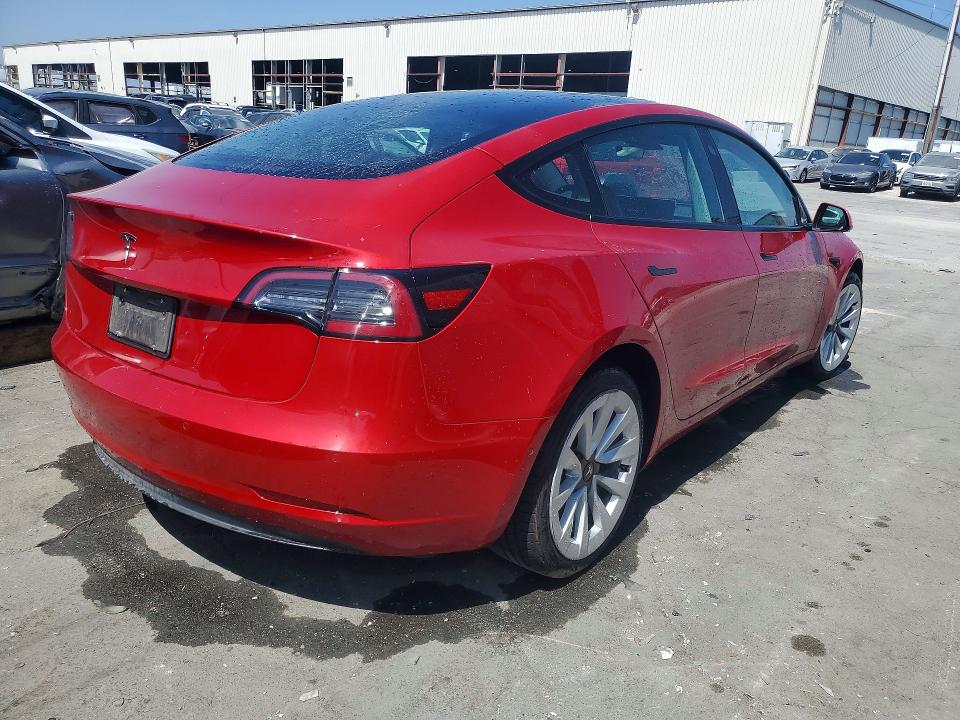 Продажа на аукционе авто 2022 Tesla Model 3, vin: 5YJ3E1EA8NF371051, номер лота: 56150576