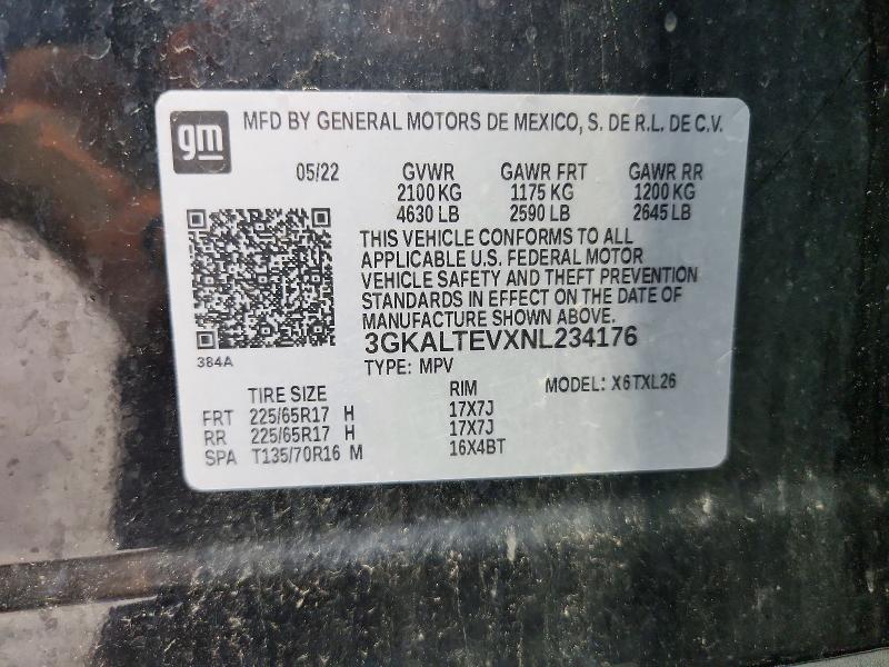 Продажа на аукционе авто 2022 Gmc Terrain, vin: 3GKALTEVXNL234176, номер лота: 58878796