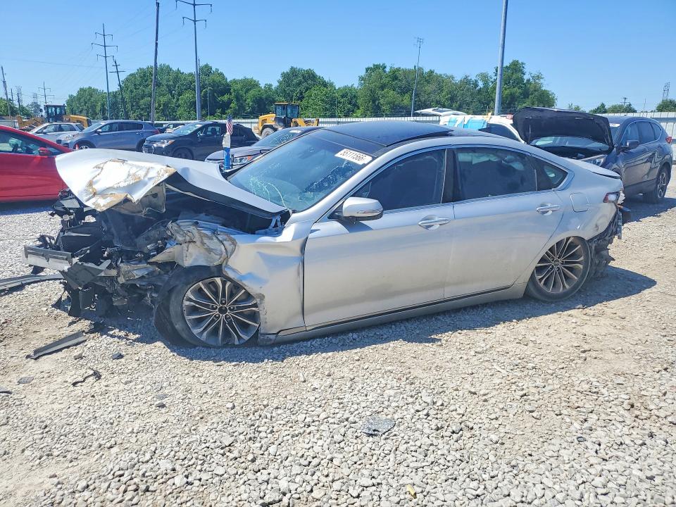 2015 Hyundai Genesis მანქანა იყიდება აუქციონზე, vin: KMHGN4JE7FU070755, აუქციონის ნომერი: 55111566
