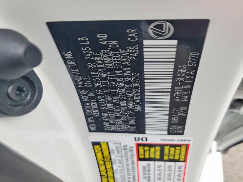 Продажа на аукционе авто 2025 Lexus Es 300h, vin: 58AEA1C17SU062752, номер лота: 59197156