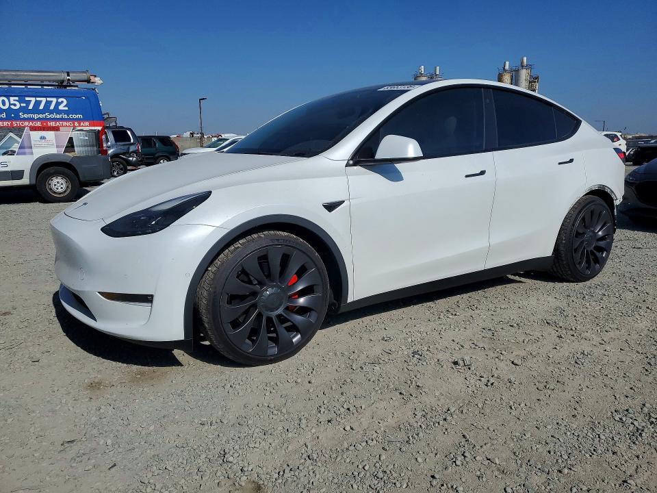 55653136 :رقم المزاد ، 5YJYGDEF1MF219995 vin ، 2021 Tesla Model Y مزاد بيع
