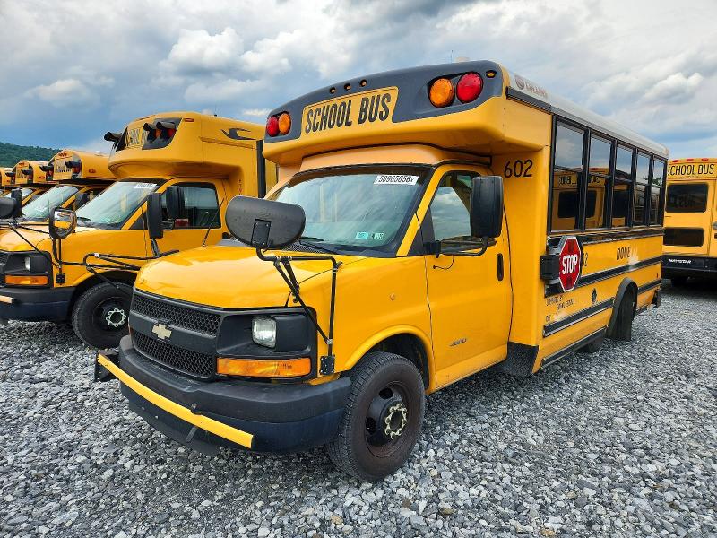 58965656 :رقم المزاد ، 1GB6G5BGXE1165766 vin ، 2014 Chev Bus مزاد بيع