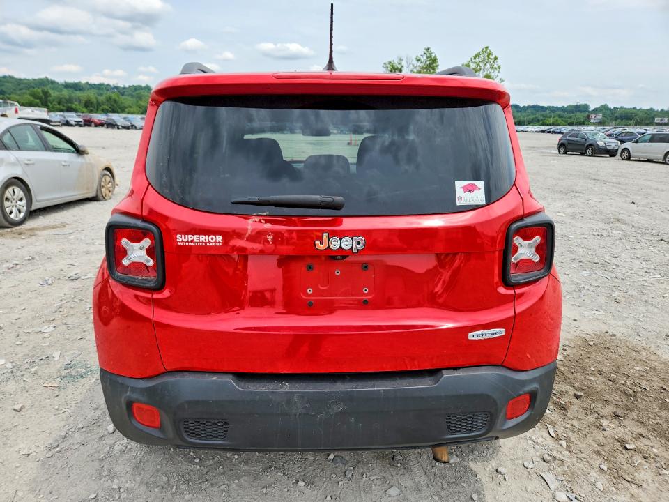 Продажа на аукционе авто 2017 Jeep Renegade, vin: ZACCJABB9HPF02722, номер лота: 58712336