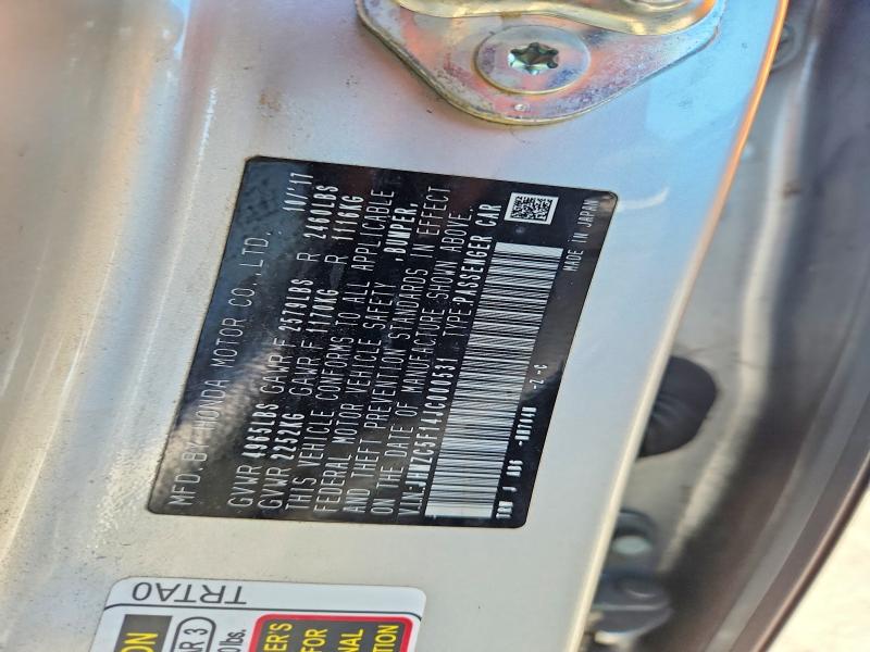 56723936 :رقم المزاد ، JHMZC5F14JC000531 vin ، 2018 Honda Clarity مزاد بيع