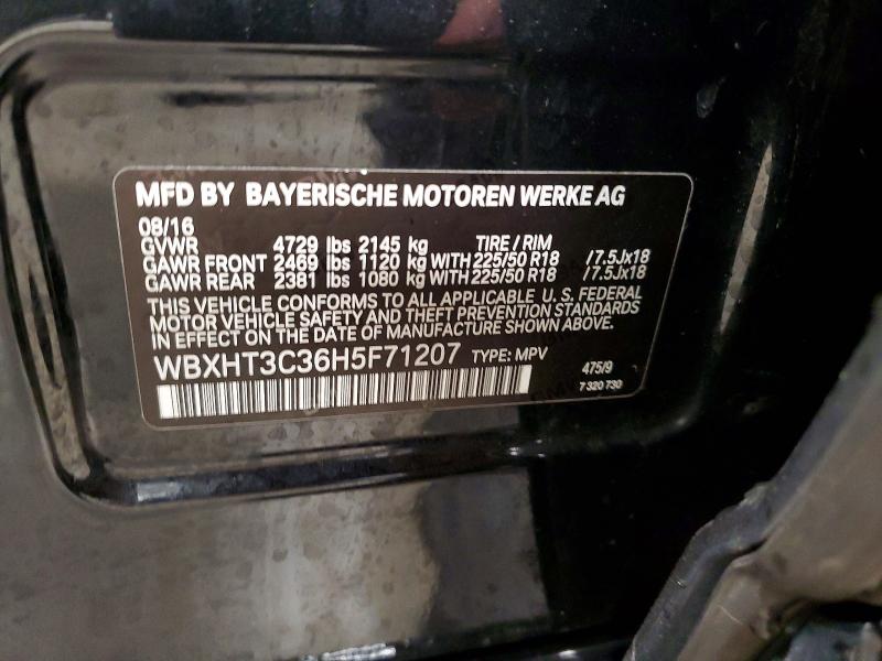 Продаж на аукціоні авто 2017 Bmw X1, vin: WBXHT3C36H5F71207, номер лоту: 57656896