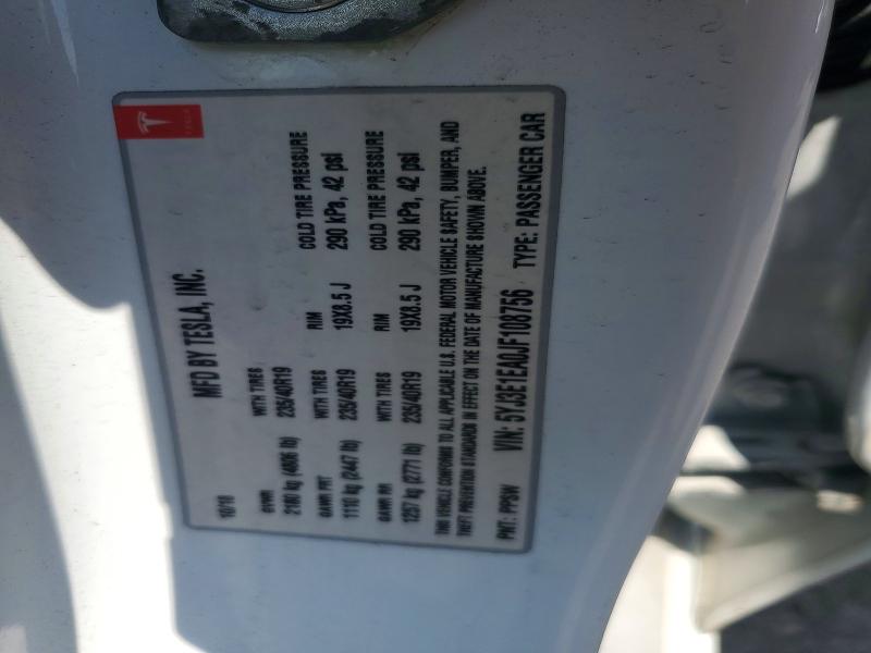 58806506 :رقم المزاد ، 5YJ3E1EA0JF108756 vin ، 2018 Tesla Model 3 مزاد بيع