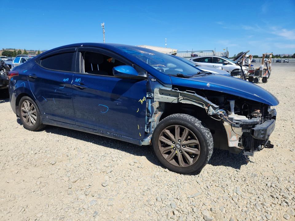 2016 Hyundai Elantra მანქანა იყიდება აუქციონზე, vin: KMHDH4AE2GU478964, აუქციონის ნომერი: 55806666
