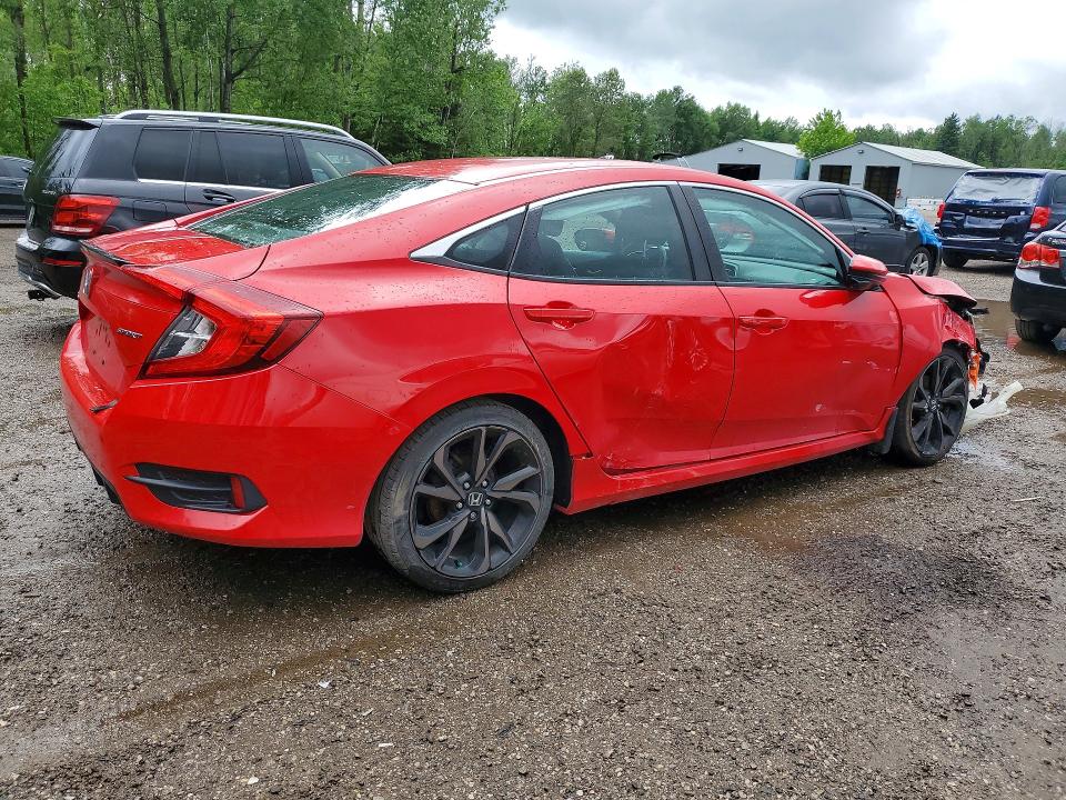 Продаж на аукціоні авто 2019 Honda Civic, vin: 2HGFC2F84KH018320, номер лоту: 57060726
