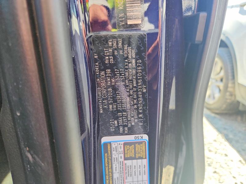 2022 Kia Carnival მანქანა იყიდება აუქციონზე, vin: KNDNB4H3XN6109673, აუქციონის ნომერი: 55452076