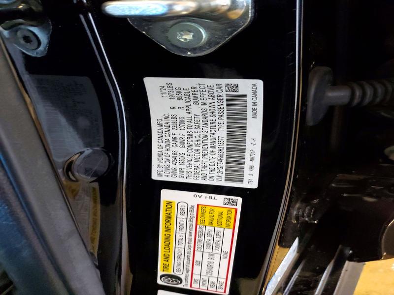 2025 Honda Civic მანქანა იყიდება აუქციონზე, vin: 2HGFE4F86SH315577, აუქციონის ნომერი: 55810626