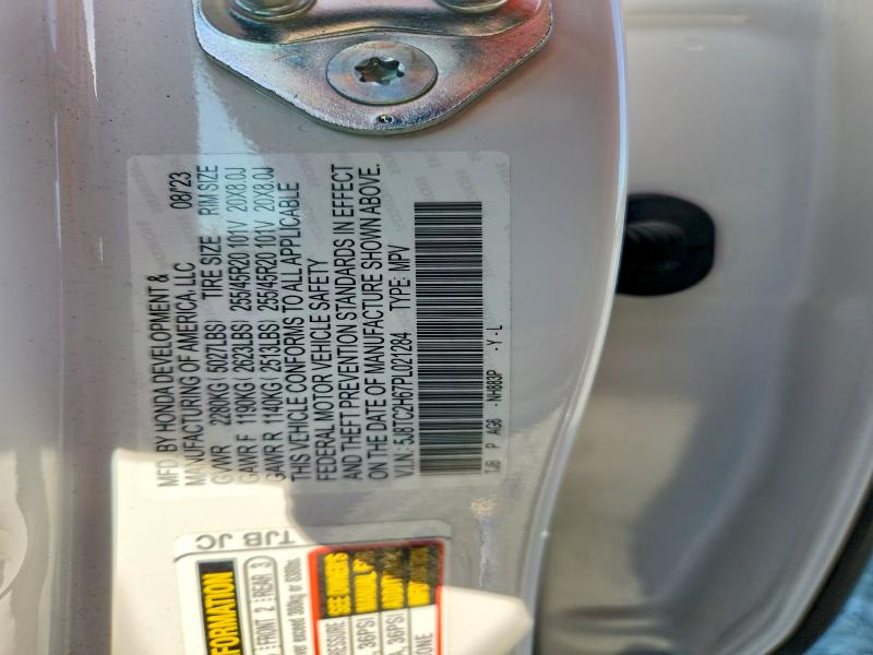 2023 Acura Rdx მანქანა იყიდება აუქციონზე, vin: 5J8TC2H67PL021284, აუქციონის ნომერი: 55852476