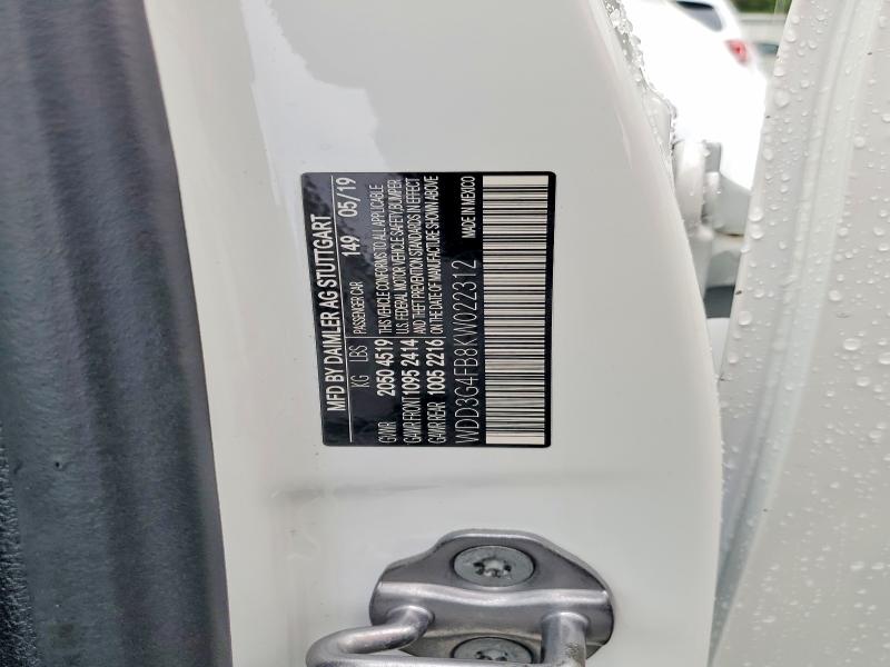 Продаж на аукціоні авто 2019 Mercedes-benz A, vin: WDD3G4FB8KW022312, номер лоту: 58105936