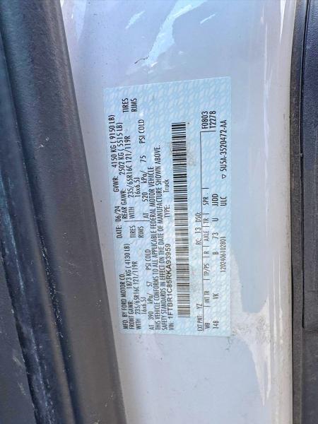 Продаж на аукціоні авто 2024 Ford Transit, vin: 1FTBR1C85RKA93959, номер лоту: 59380536