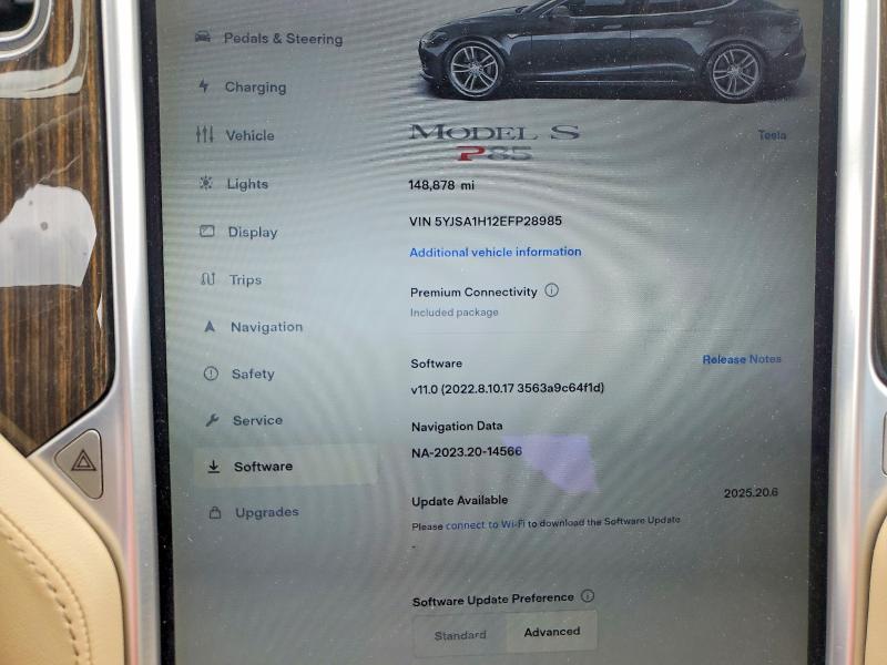 Продаж на аукціоні авто 2014 Tesla Model S, vin: 5YJSA1H12EFP28985, номер лоту: 56643726