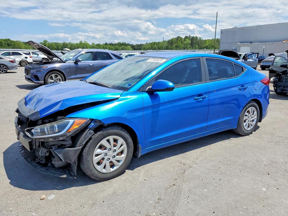 2017 Hyundai Elantra მანქანა იყიდება აუქციონზე, vin: KMHD74LF6HU384290, აუქციონის ნომერი: 57598826