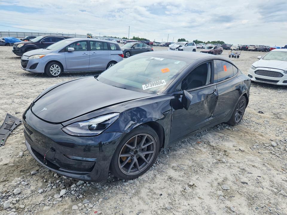 Продажа на аукционе авто 2022 Tesla Model 3, vin: 5YJ3E1EB2NF191556, номер лота: 57399806
