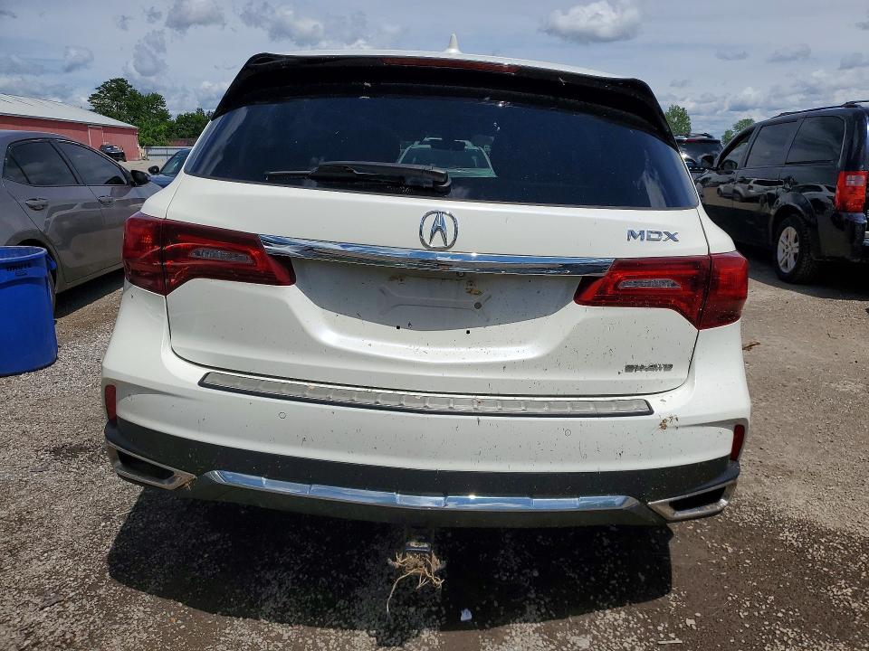 57138676 :رقم المزاد ، 5FRYD4H65HB507267 vin ، 2017 Acura Mdx مزاد بيع