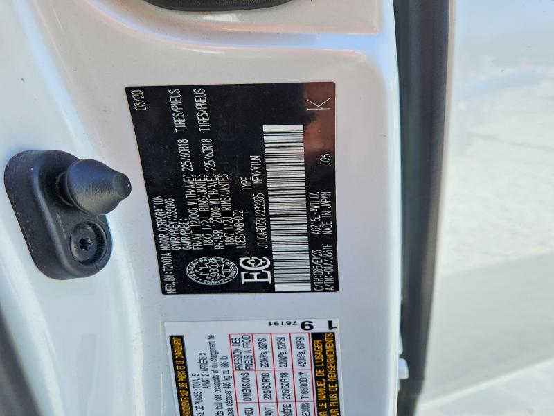 Aukcja sprzedaży 2020 Lexus Nx, vin: JTJGARDZ3L2232235, numer aukcji: 55834056