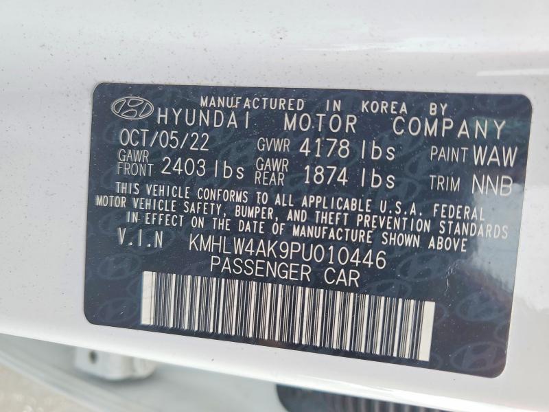 55417916 :رقم المزاد ، KMHLW4AK9PU010446 vin ، 2023 Hyundai Elantra N مزاد بيع