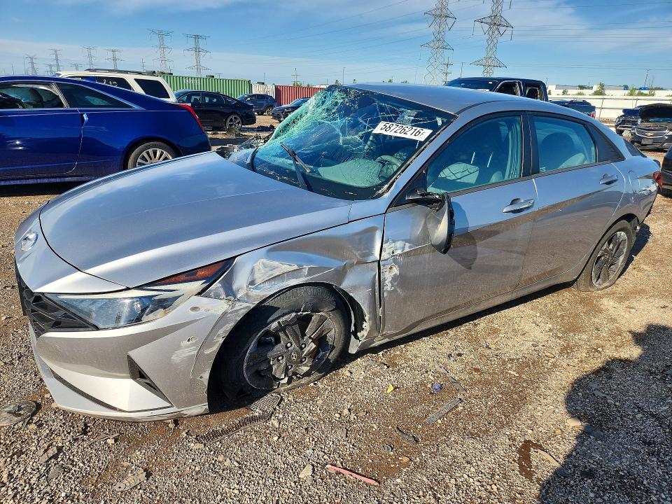 2023 Hyundai Elantra მანქანა იყიდება აუქციონზე, vin: 5NPLM4AG7PH099479, აუქციონის ნომერი: 58726216
