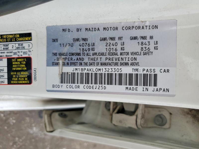 Продаж на аукціоні авто 2021 Mazda 3, vin: JM1BPAKL0M1323305, номер лоту: 54543726