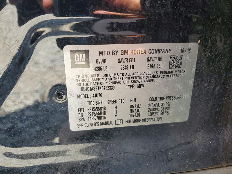 Продажа на аукционе авто 2019 Buick Encore, vin: KL4CJASB1KB782339, номер лота: 56787466