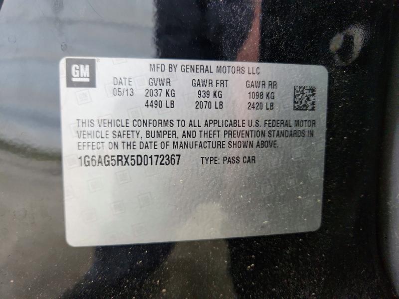 56682716 :رقم المزاد ، 1G6AG5RX5D0172367 vin ، 2013 Cadillac Ats مزاد بيع