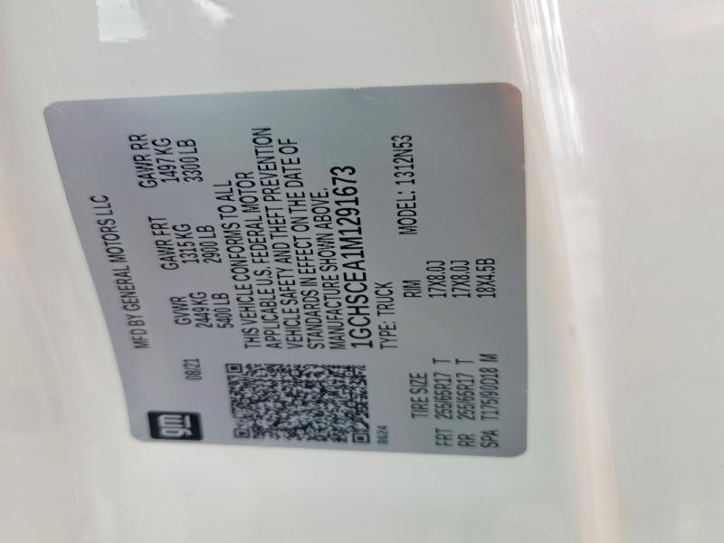 Aukcja sprzedaży 2021 Chevrolet Colorado, vin: 1GCHSCEA1M1291673, numer aukcji: 56977446