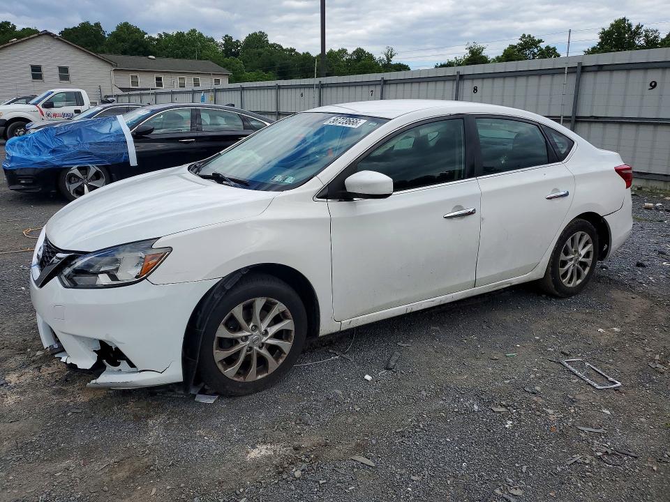 2019 Nissan Sentra მანქანა იყიდება აუქციონზე, vin: 3N1AB7AP3KL611376, აუქციონის ნომერი: 56723666