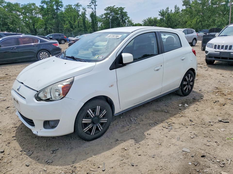 2015 Mitsubishi Mirage მანქანა იყიდება აუქციონზე, vin: ML32A3HJ8FH004587, აუქციონის ნომერი: 58739796