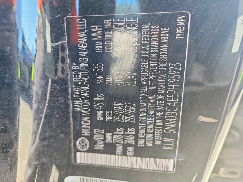 Продажа на аукционе авто 2023 Hyundai Tucson, vin: 5NMJBCAE5PH195923, номер лота: 55435586