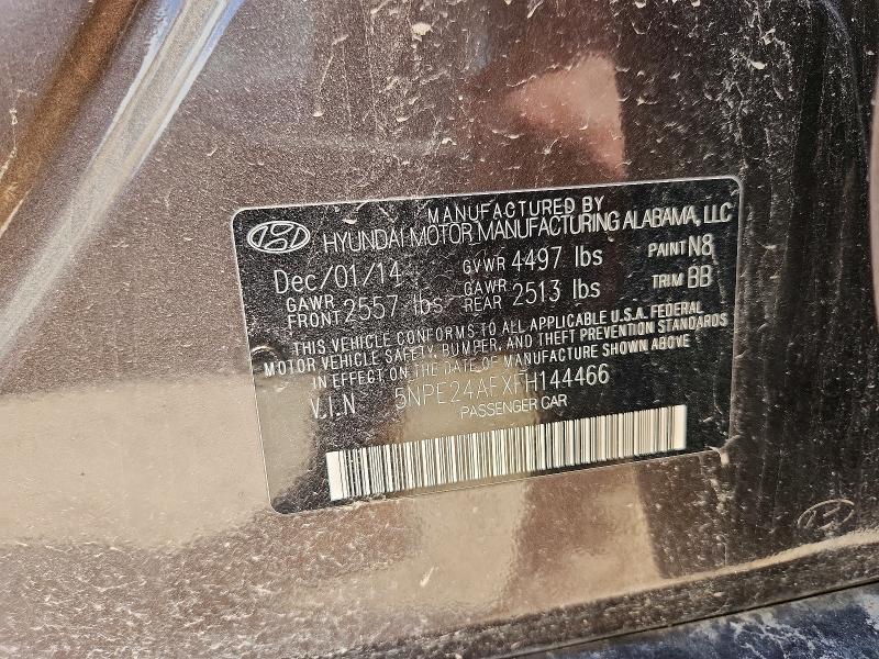 Продаж на аукціоні авто 2015 Hyundai Sonata, vin: 5NPE24AFXFH144466, номер лоту: 77699595