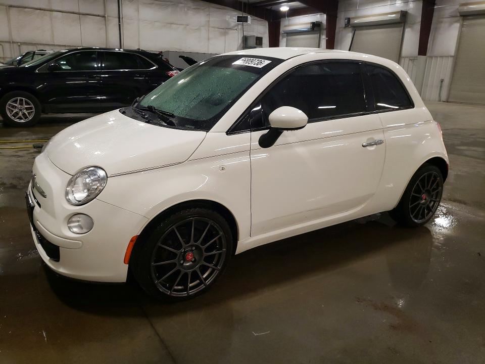 56809736 :رقم المزاد ، 3C3CFFAR0FT545837 vin ، 2015 Fiat 500 مزاد بيع