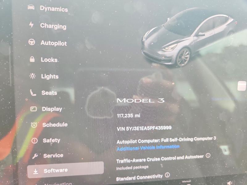 56848116 :رقم المزاد ، 5YJ3E1EA5PF435999 vin ، 2023 Tesla Model 3 مزاد بيع