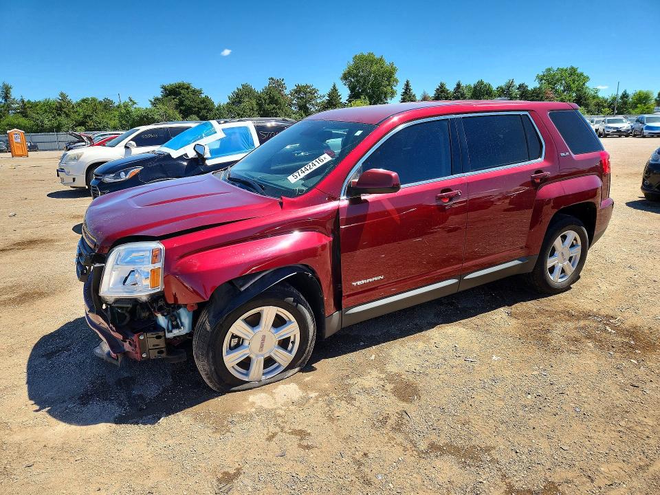 2016 Gmc Terrain მანქანა იყიდება აუქციონზე, vin: 2GKALMEK5G6343583, აუქციონის ნომერი: 57442416