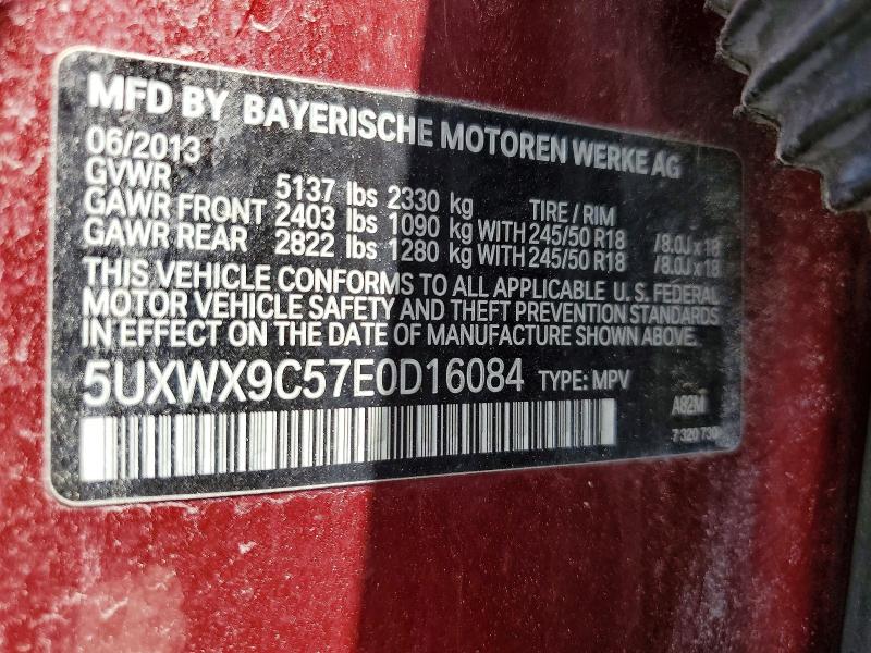 Aukcja sprzedaży 2014 Bmw X3, vin: 5UXWX9C57E0D16084, numer aukcji: 59340336