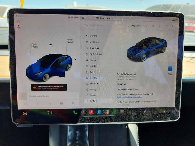 Aukcja sprzedaży 2022 Tesla Model 3, vin: 5YJ3E1EB7NF133006, numer aukcji: 55808026