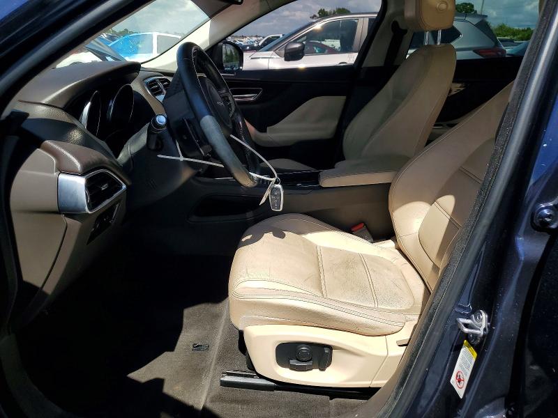 2018 Jaguar F-pace მანქანა იყიდება აუქციონზე, vin: SADCK2FX0JA266724, აუქციონის ნომერი: 57501596