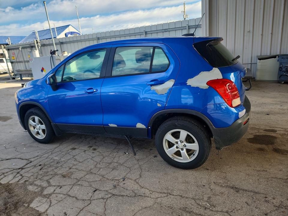 2016 Chevrolet Trax მანქანა იყიდება აუქციონზე, vin: KL7CJNSB5GB565975, აუქციონის ნომერი: 56187146