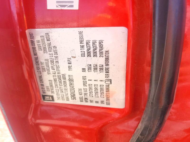 Aukcja sprzedaży 2007 Hummer H2, vin: 5GRGN23U47H108111, numer aukcji: 56819806