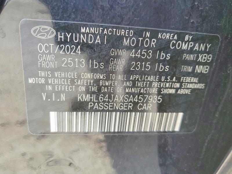 2025 Hyundai Sonata მანქანა იყიდება აუქციონზე, vin: KMHL64JAXSA457935, აუქციონის ნომერი: 57320586