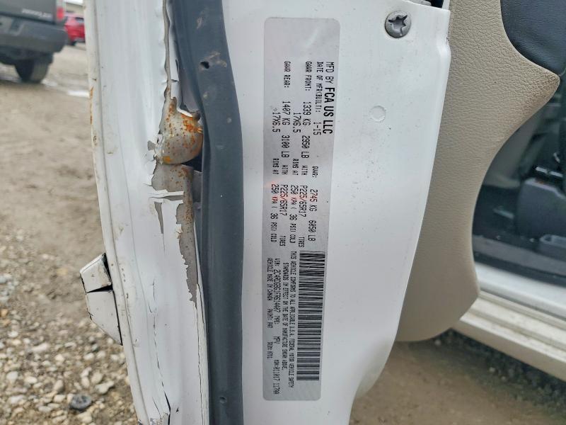 57929596 :رقم المزاد ، 2C4RDGBG1FR614407 vin ، 2015 Dodge Grand Caravan مزاد بيع