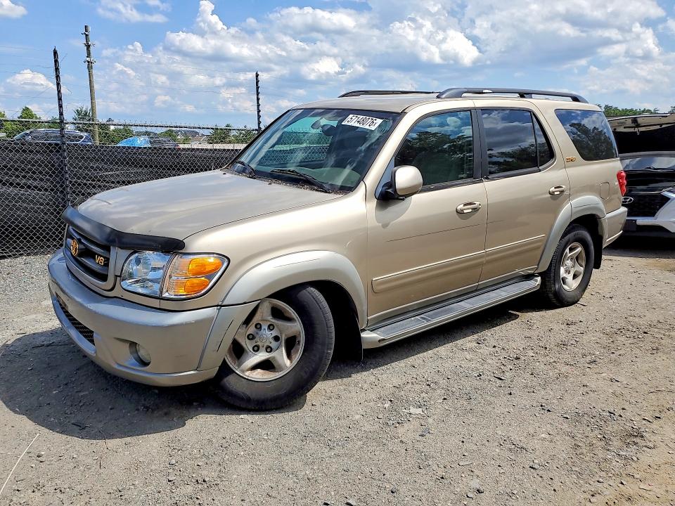 2002 Toyota Sequoia მანქანა იყიდება აუქციონზე, vin: 5TDBT44A82S071439, აუქციონის ნომერი: 57148076