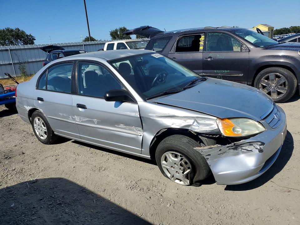 2001 Honda Civic მანქანა იყიდება აუქციონზე, vin: 2HGES16551H614758, აუქციონის ნომერი: 56439926