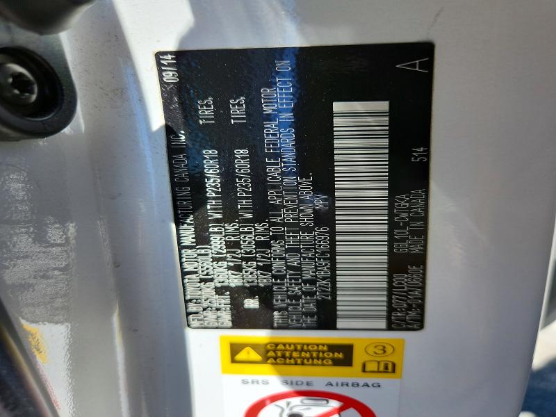 Aukcja sprzedaży 2015 Lexus Rx, vin: 2T2ZK1BA9FC166976, numer aukcji: 58323916