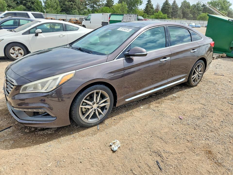 2015 Hyundai Sonata მანქანა იყიდება აუქციონზე, vin: 5NPE34AB1FH041589, აუქციონის ნომერი: 59154676