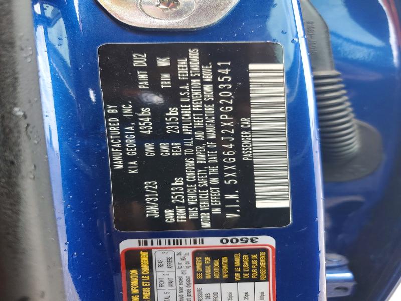 Продаж на аукціоні авто 2023 Kia K5, vin: 5XXG64J2XPG203541, номер лоту: 55501296